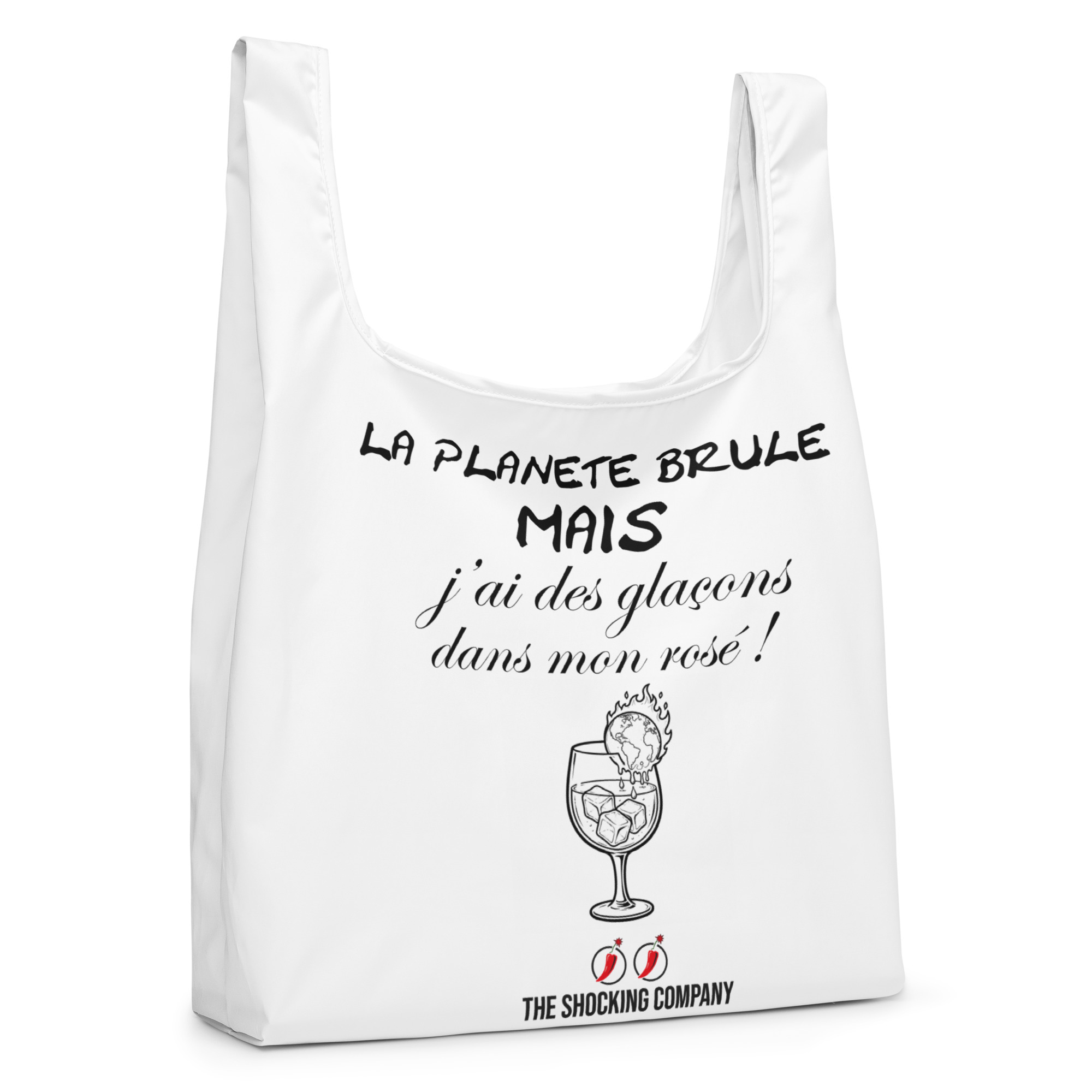 La planète brûle MAIS 🌶️🌶️ sac de courses – Image 3