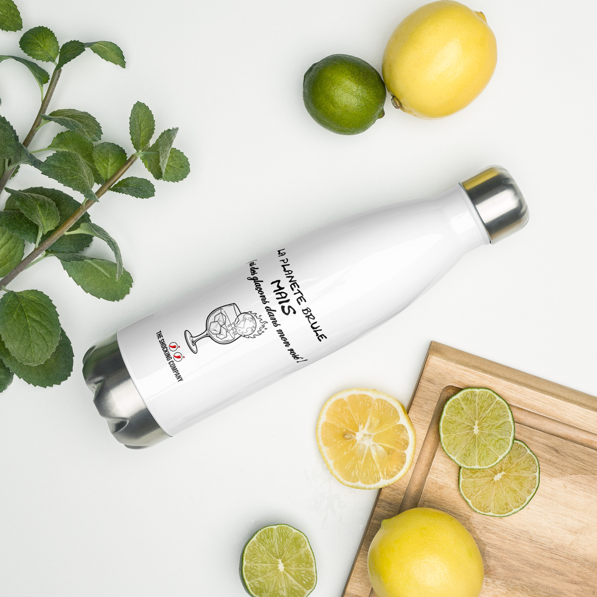 La planète brûle MAIS 🌶️🌶️Gourde 500 ml – Image 2