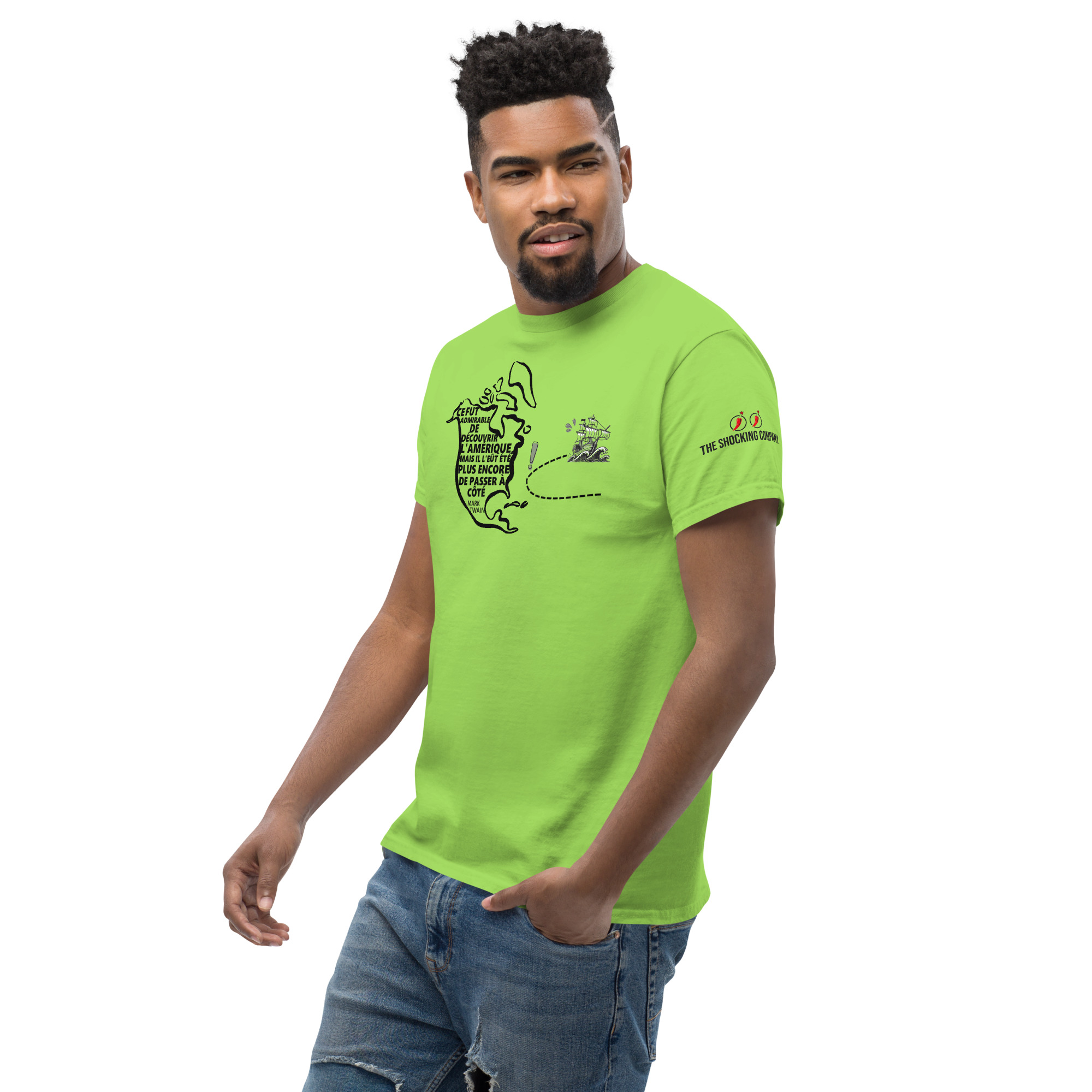 Admirable de passer à côté US 🌶️🌶️T-shirt col rond – Image 3