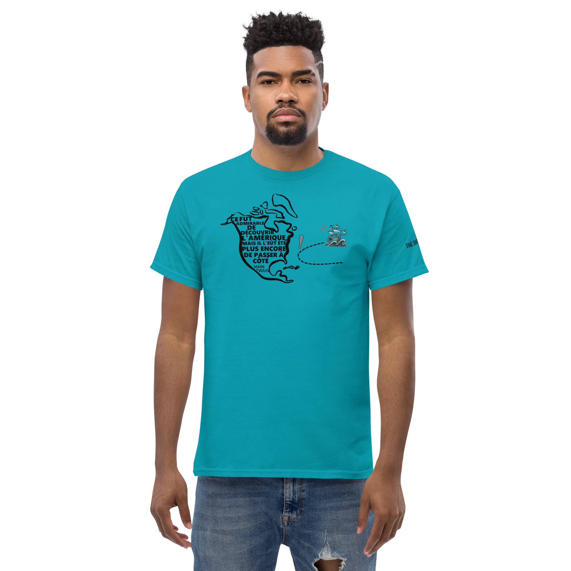 Admirable de passer à côté US 🌶️🌶️T-shirt col rond – Image 2