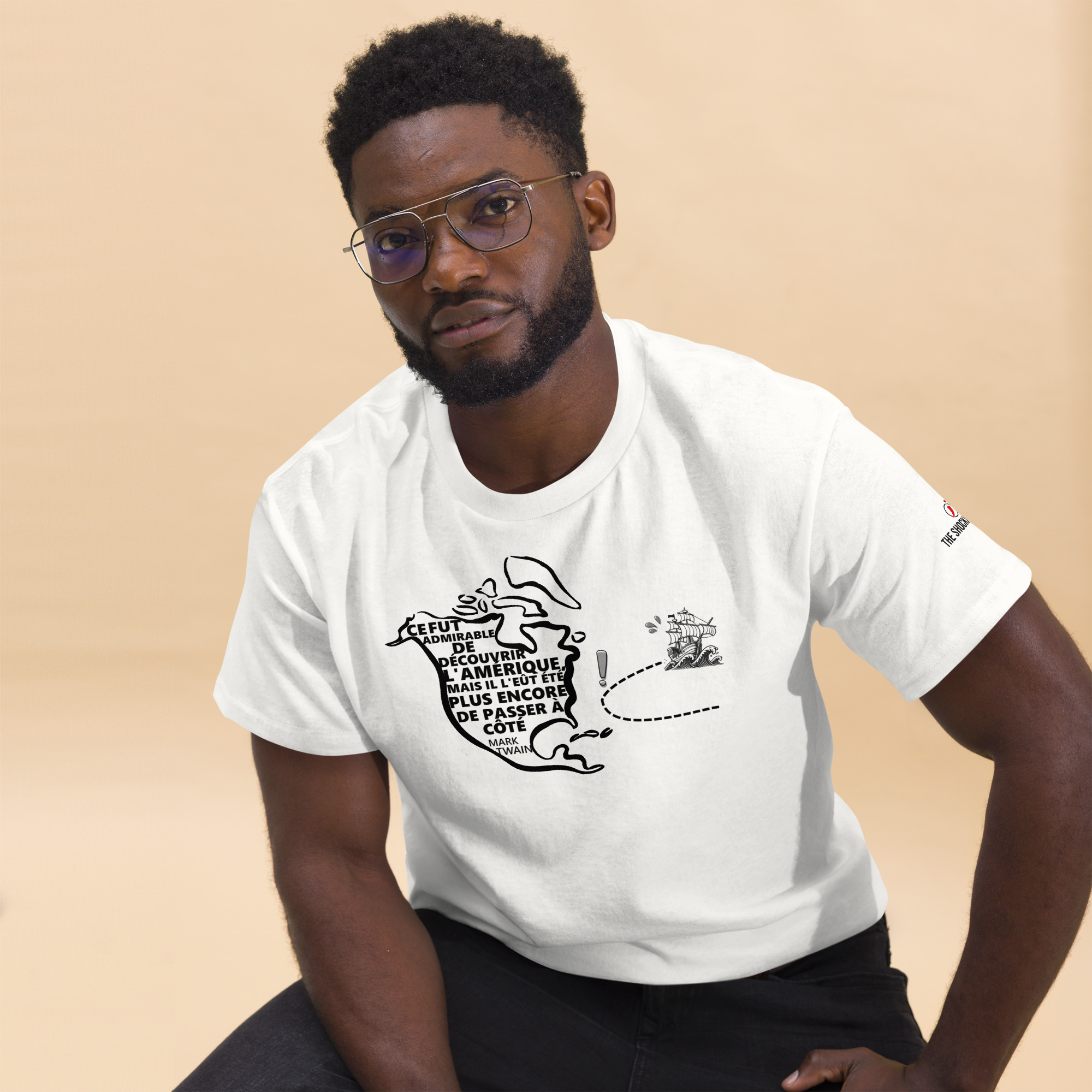 Admirable de passer à côté US 🌶️🌶️T-shirt col rond – Image 5