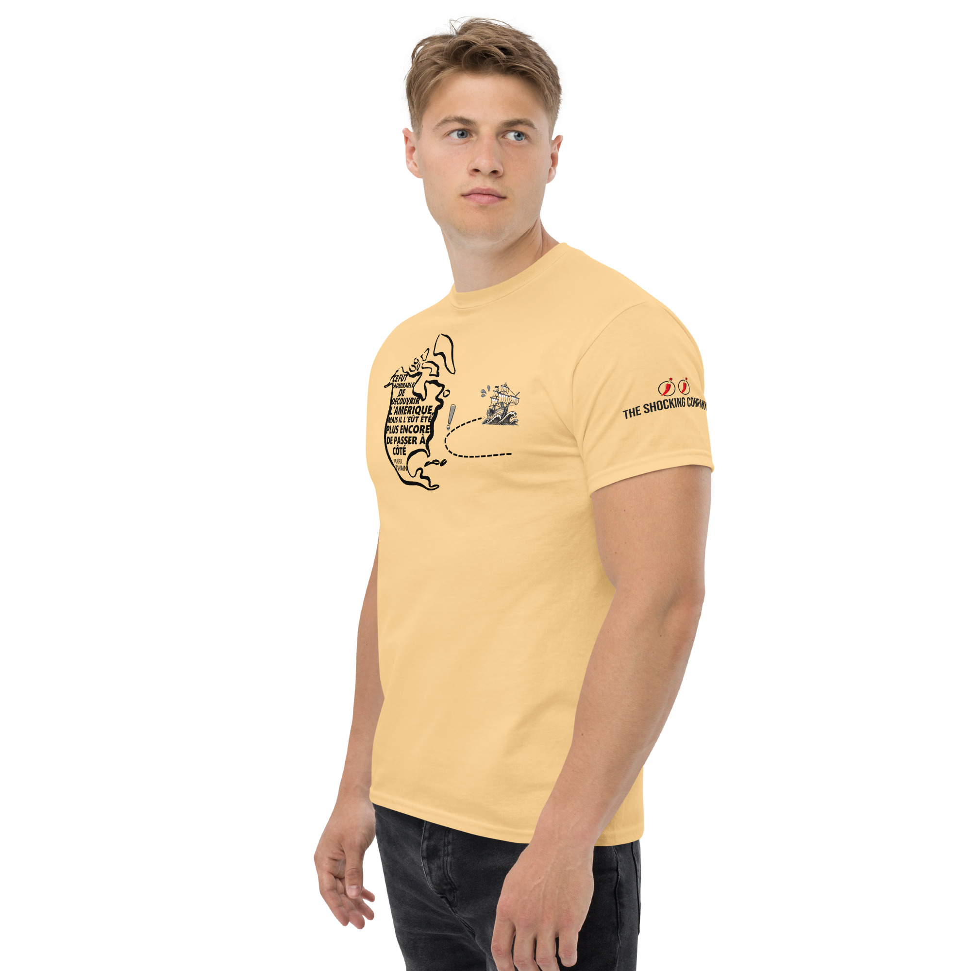 Admirable de passer à côté US 🌶️🌶️T-shirt col rond – Image 4