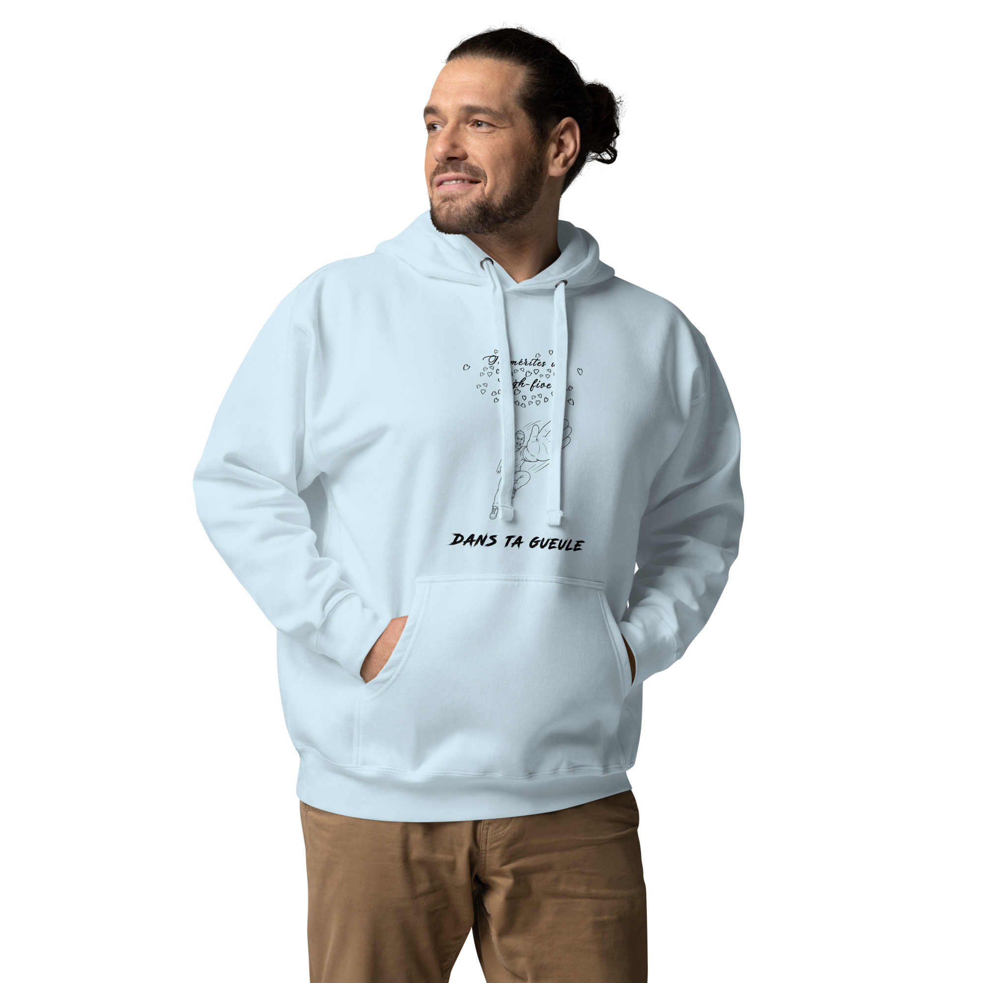 High-five dans ta gueule 🌶️🌶️ Hoodie – Image 3