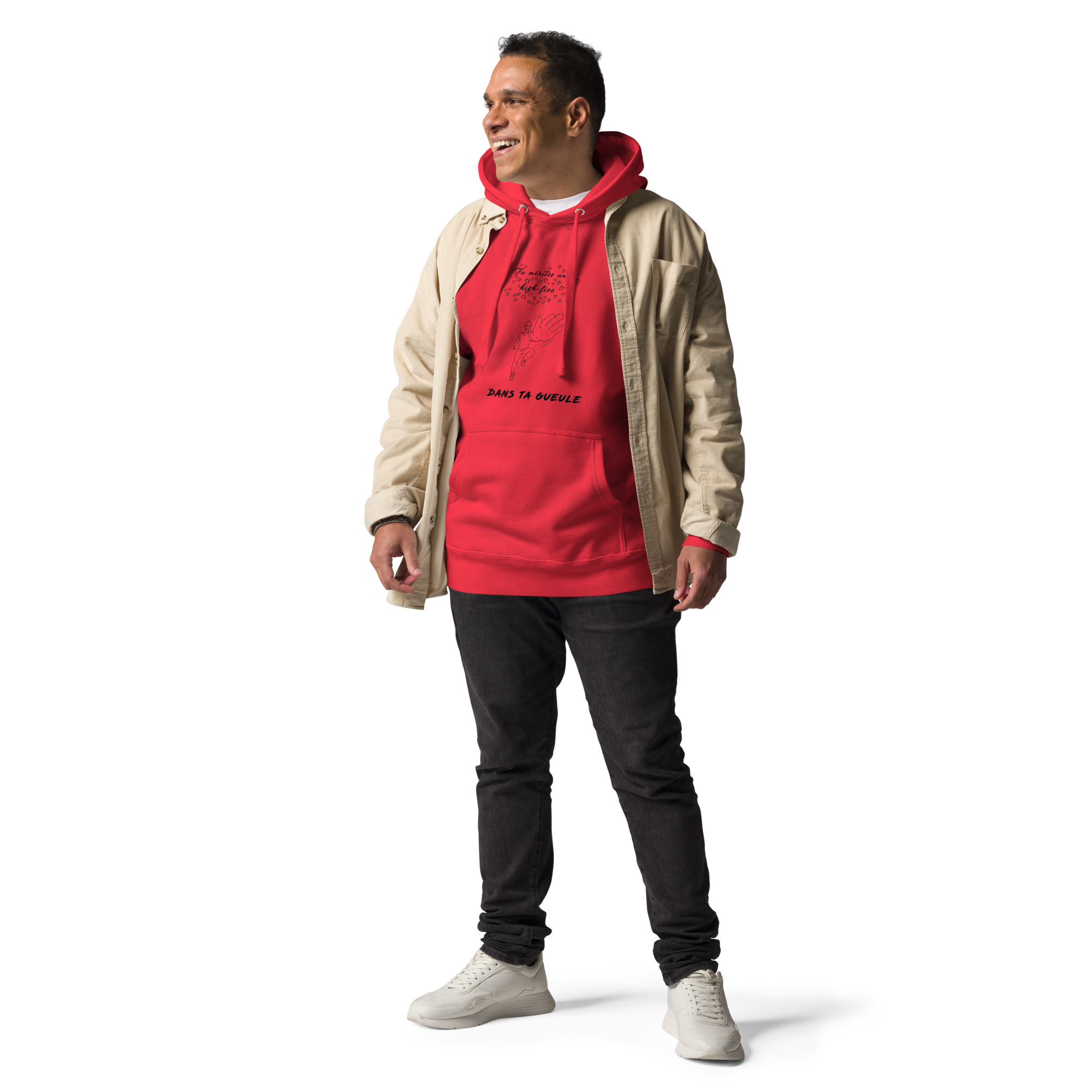 High-five dans ta gueule 🌶️🌶️ Hoodie – Image 2