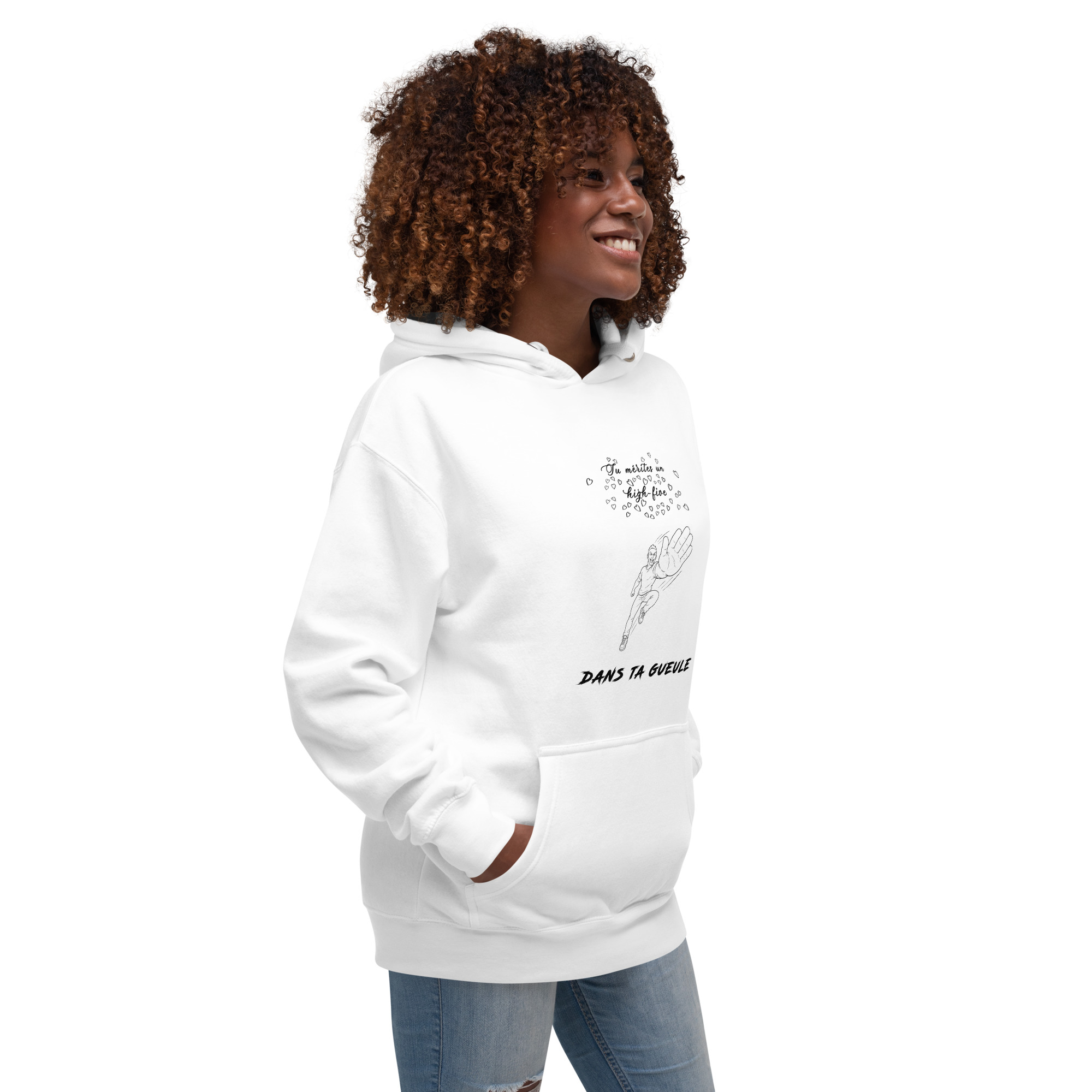 High-five dans ta gueule 🌶️🌶️ Hoodie – Image 6
