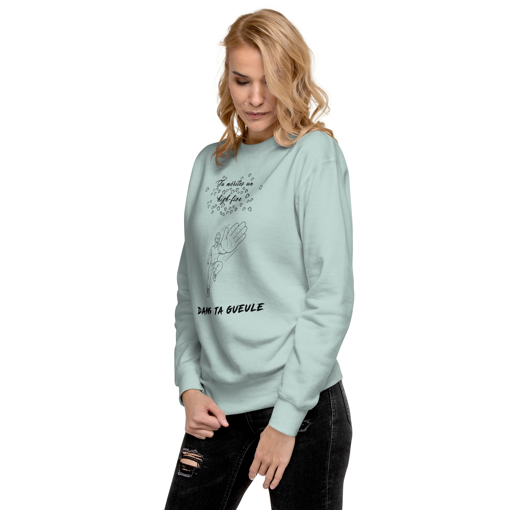 High-five dans ta gueule 🌶️🌶️ Sweat-shirt – Image 3