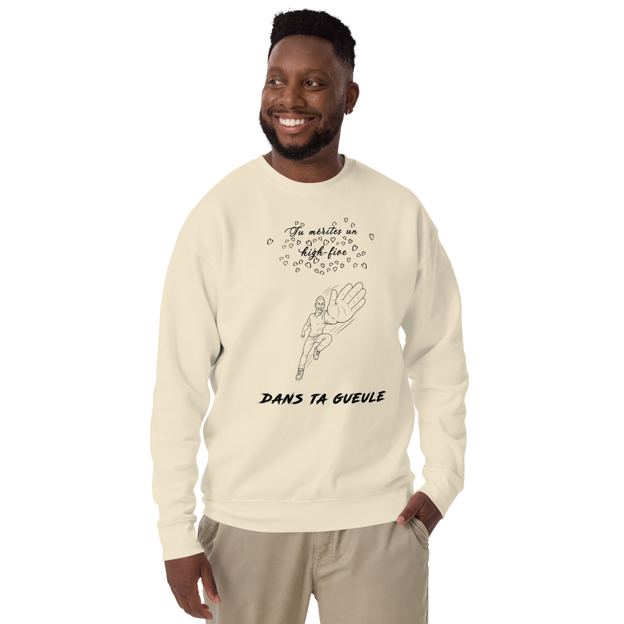 High-five dans ta gueule 🌶️🌶️ Sweat-shirt – Image 4