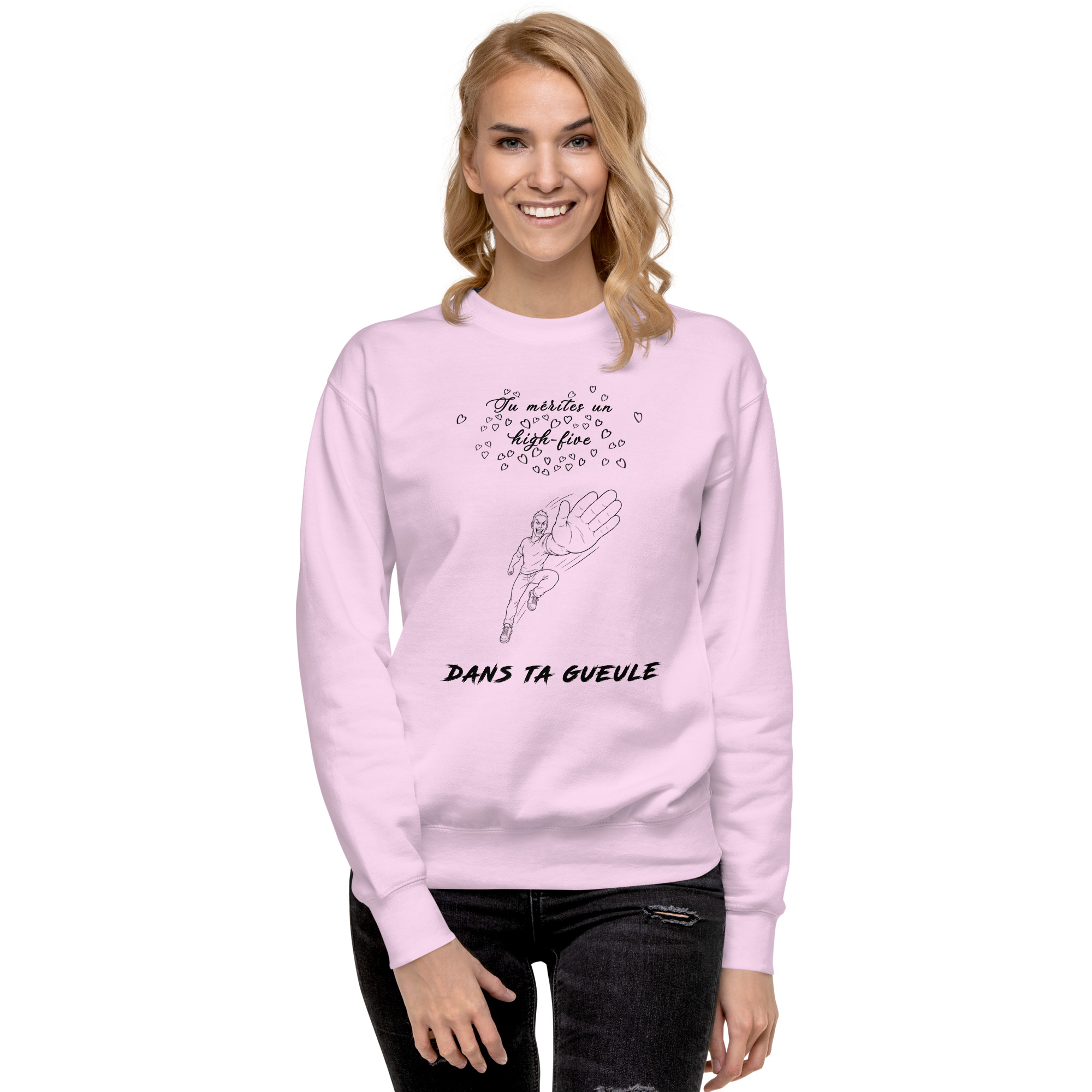 High-five dans ta gueule 🌶️🌶️ Sweat-shirt – Image 2