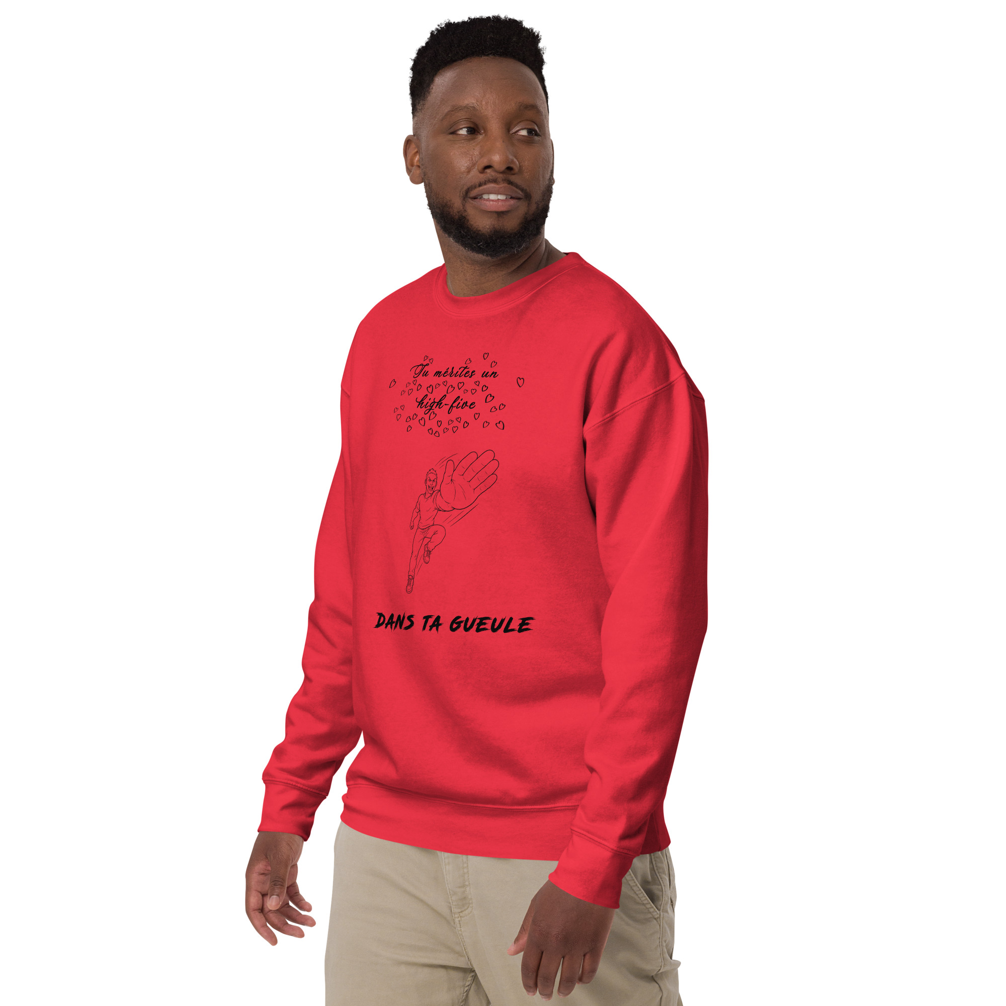 High-five dans ta gueule 🌶️🌶️ Sweat-shirt – Image 5