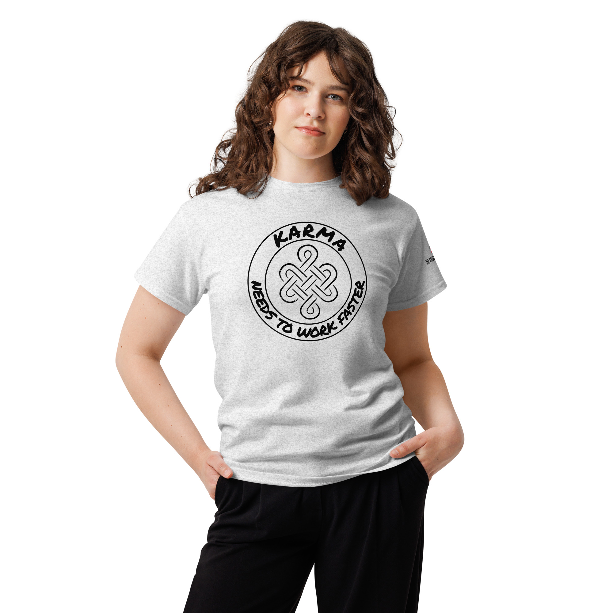 Karma needs to work faster🌶️T-shirt col rond – Image 6