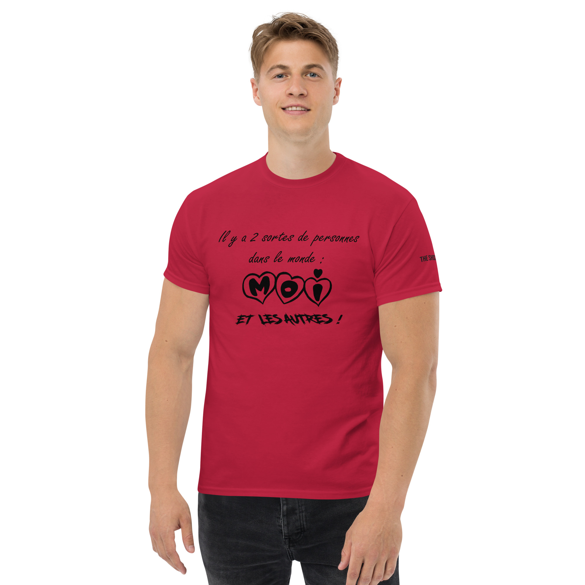 Moi et les autres🌶️T-shirt classique unisexe – Image 3