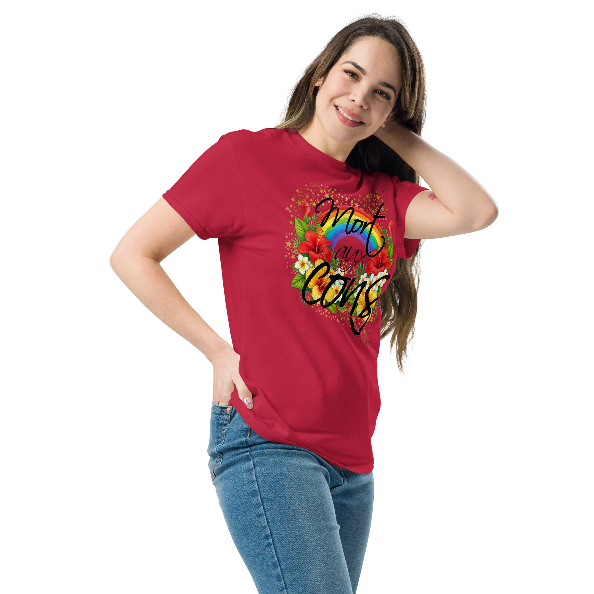 Mort aux cons🌶️🌶️🌶️T-shirt classique unisexe – Image 7