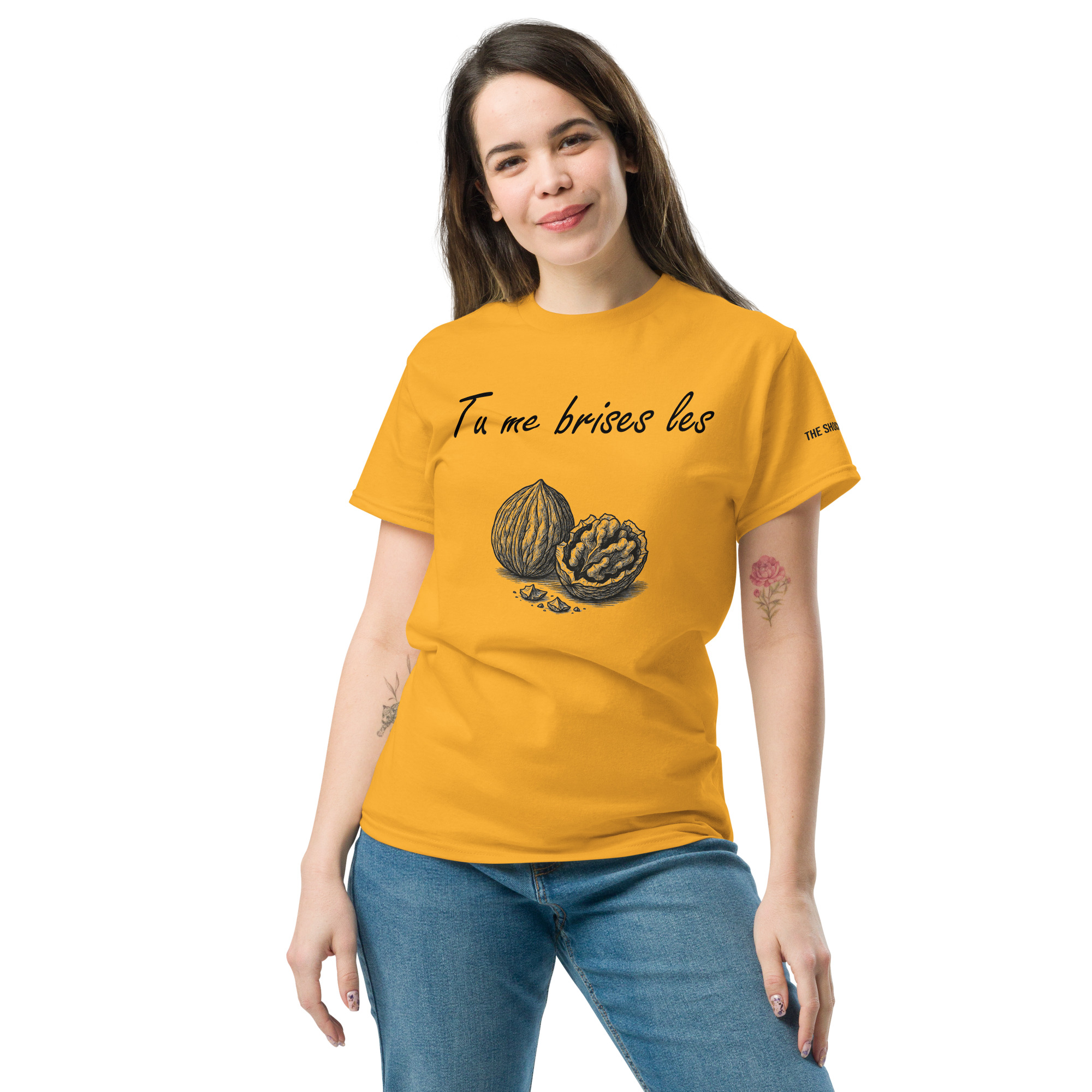 Tu me brises les…🌶️T-shirt classique unisexe – Image 4