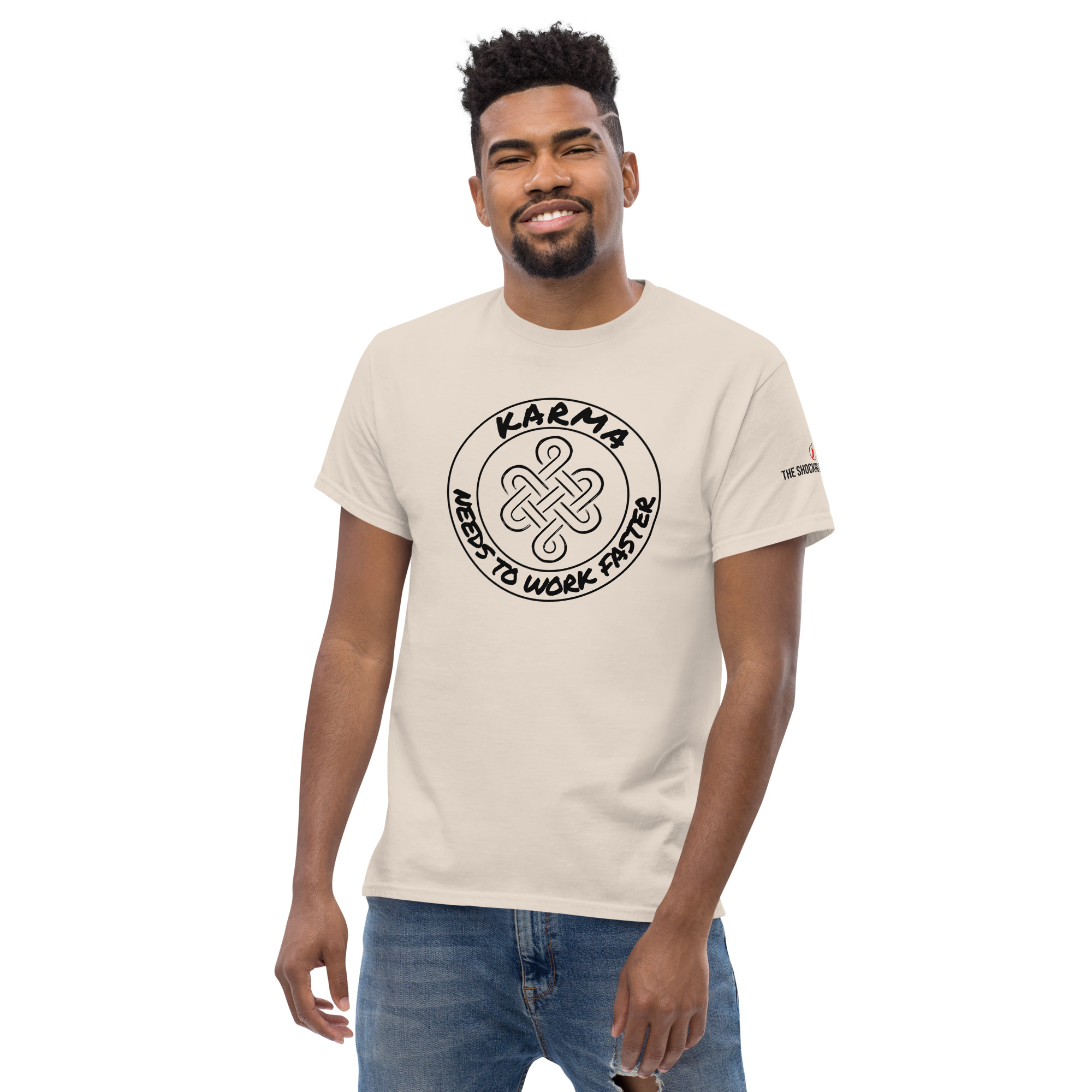 Karma needs to work faster🌶️T-shirt col rond – Image 5