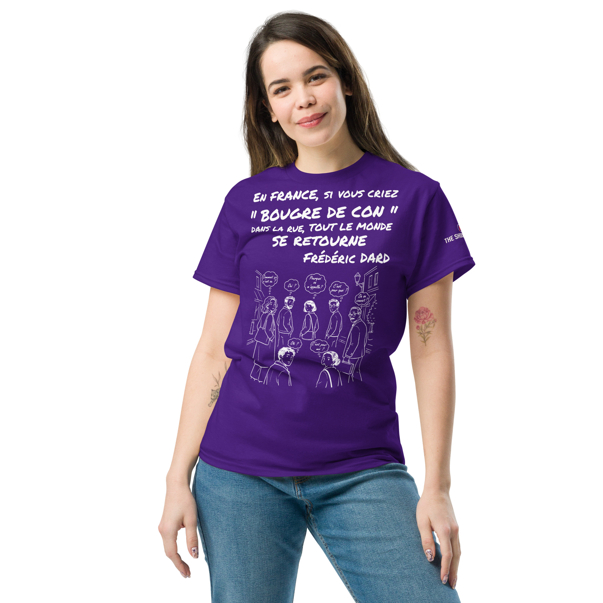 Bougre de Con 🌶️🌶️ T-shirt col rond unisexe – Image 4