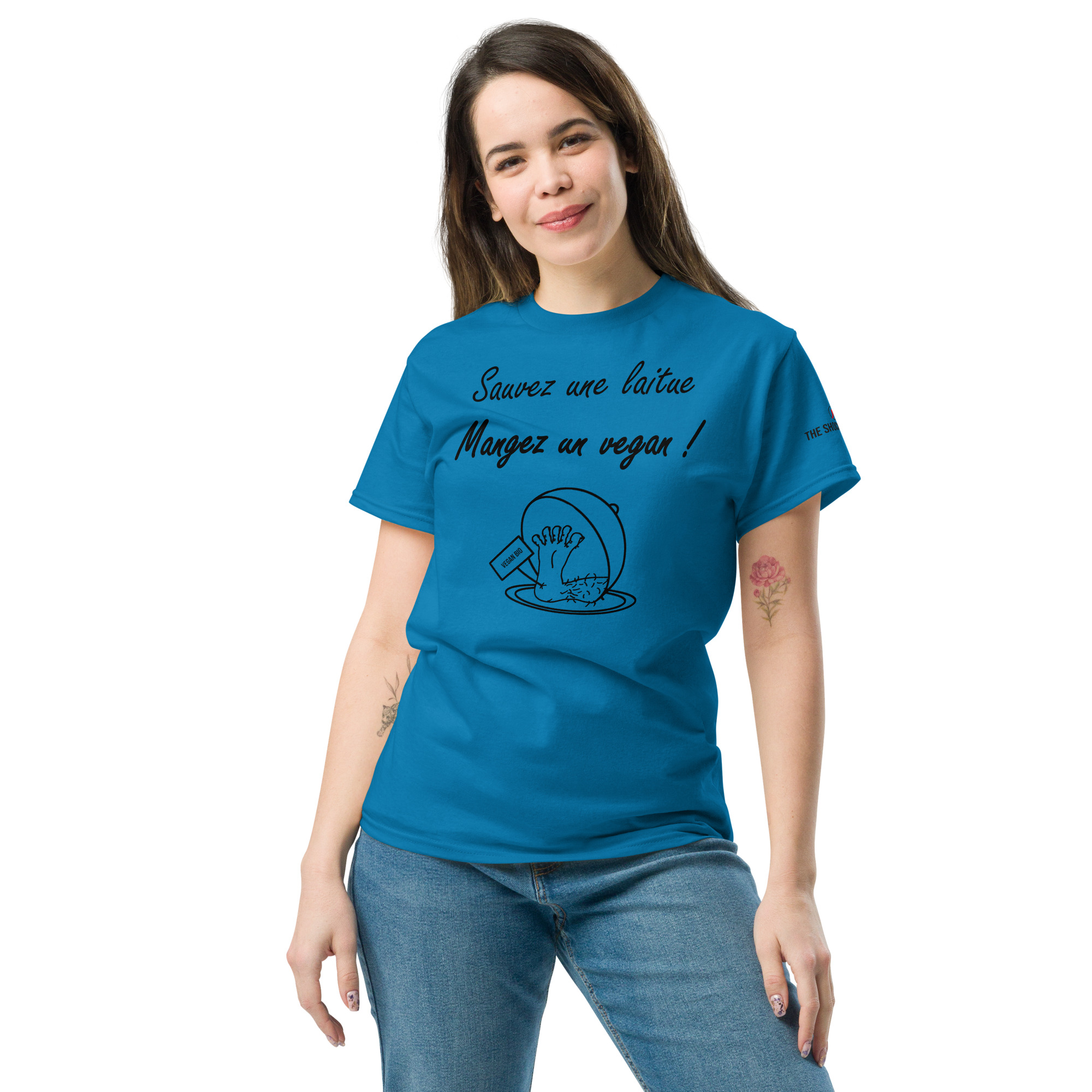 Sauvez une laitue, mangez un vegan !🌶️🌶️T-shirt – Image 2