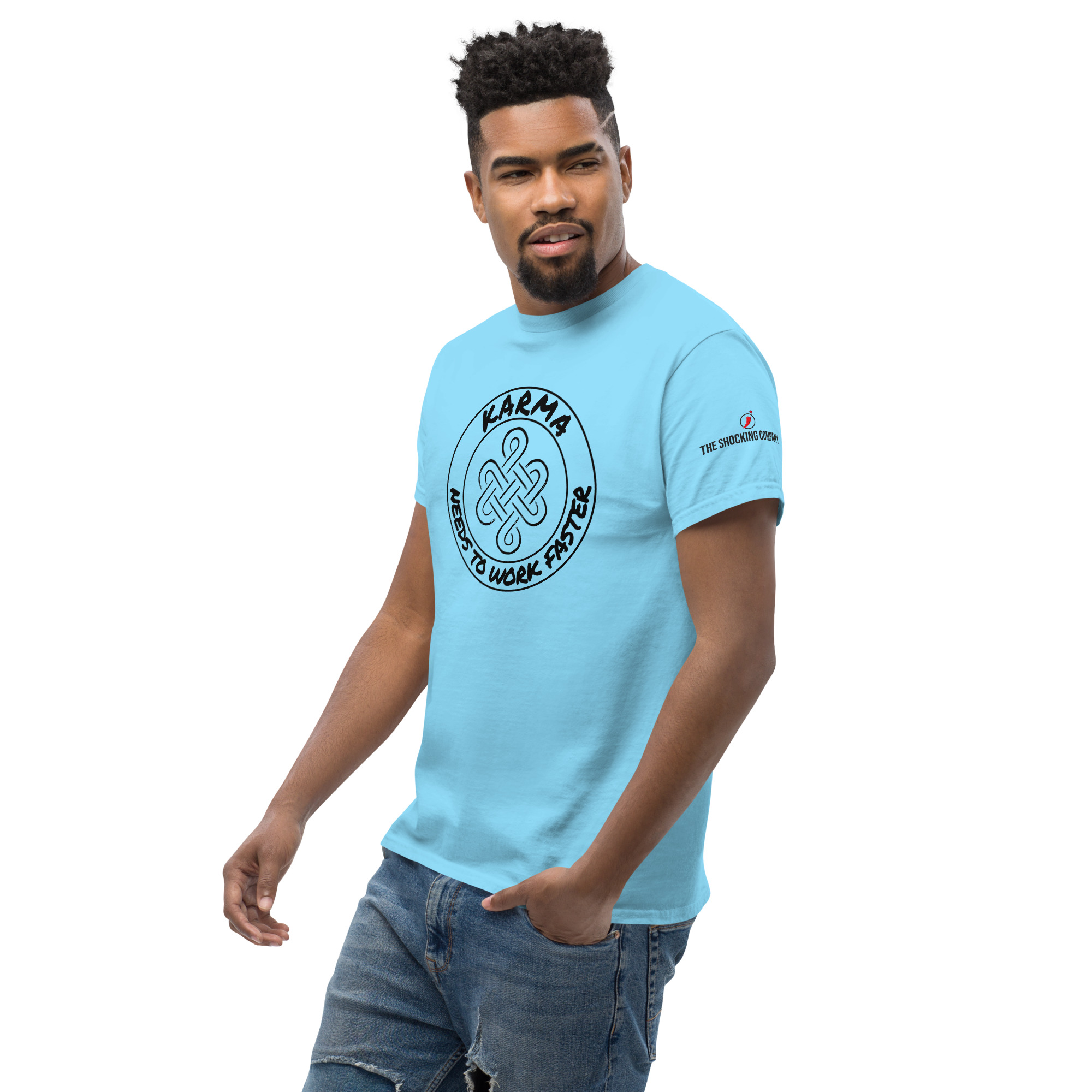 Karma needs to work faster🌶️T-shirt col rond – Image 4