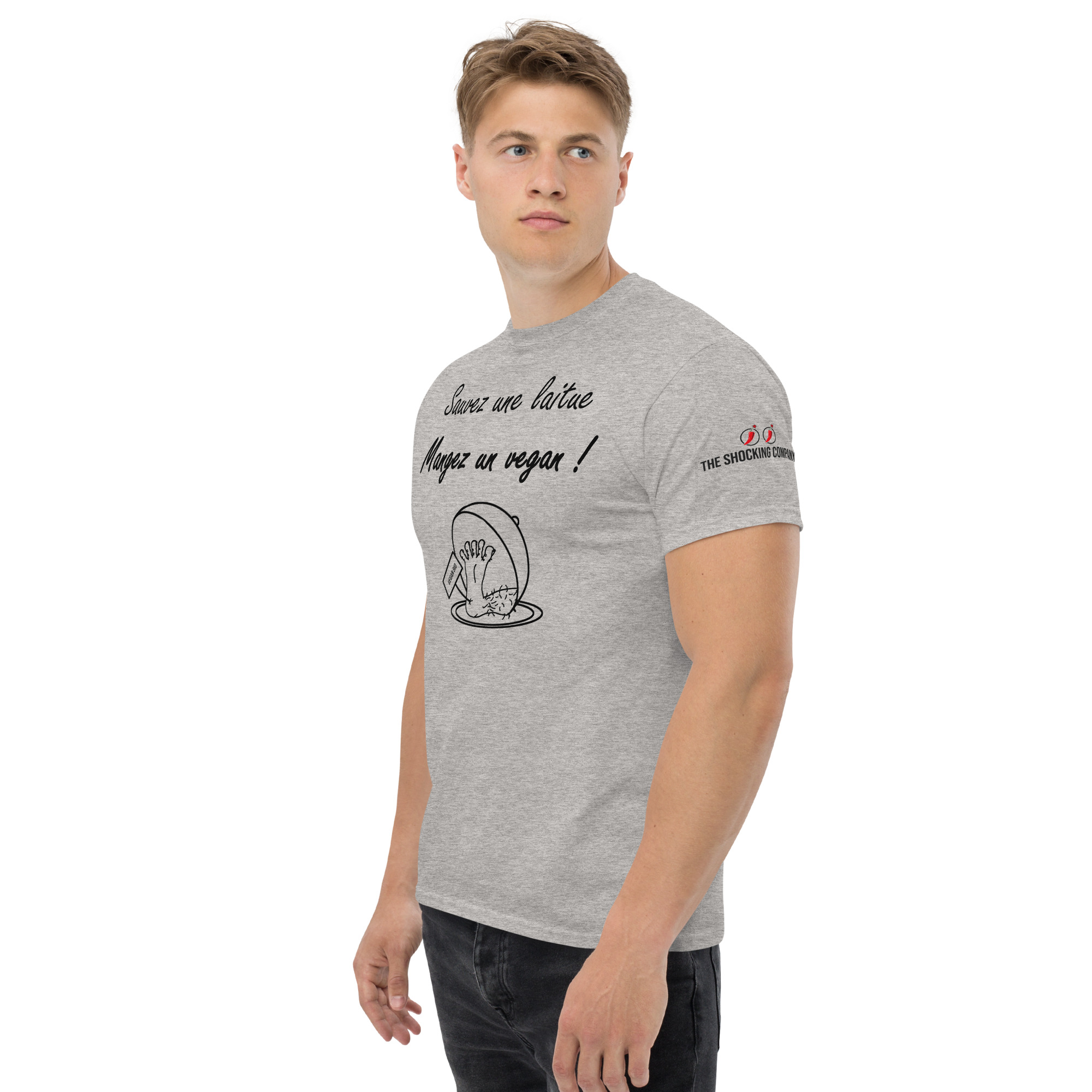 Sauvez une laitue, mangez un vegan !🌶️🌶️T-shirt – Image 6