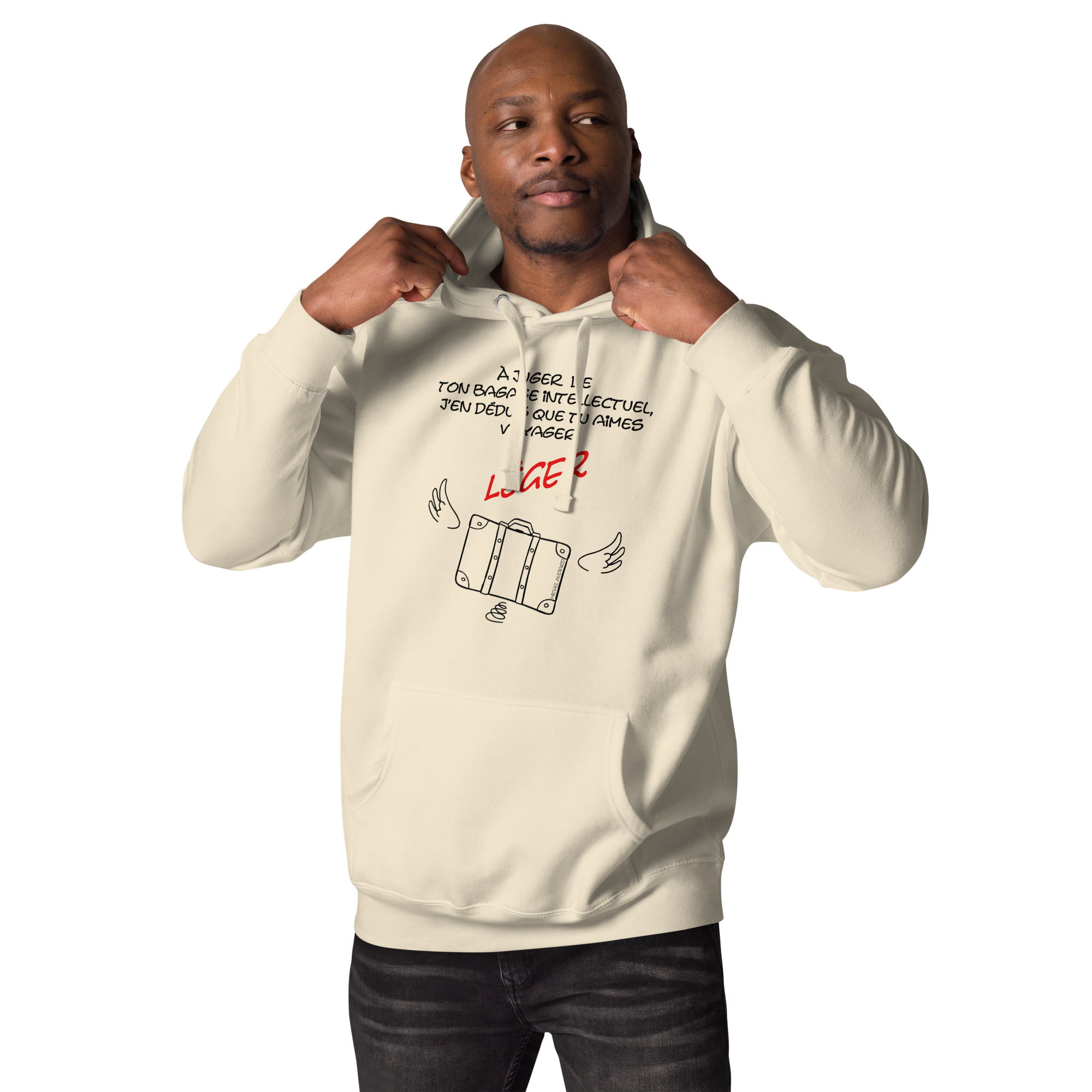 Bagage intellectuel pour voyager léger🌶️Hoodie – Image 4