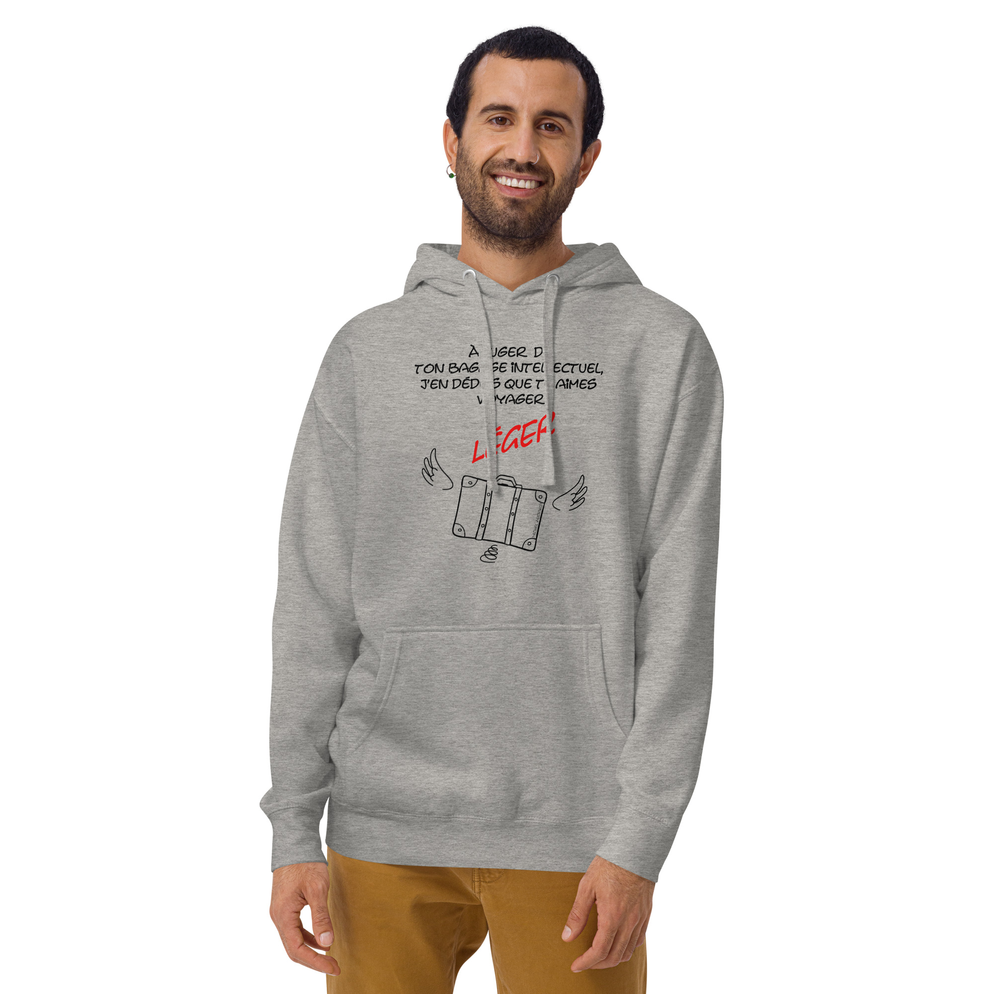 Bagage intellectuel pour voyager léger🌶️Hoodie – Image 3
