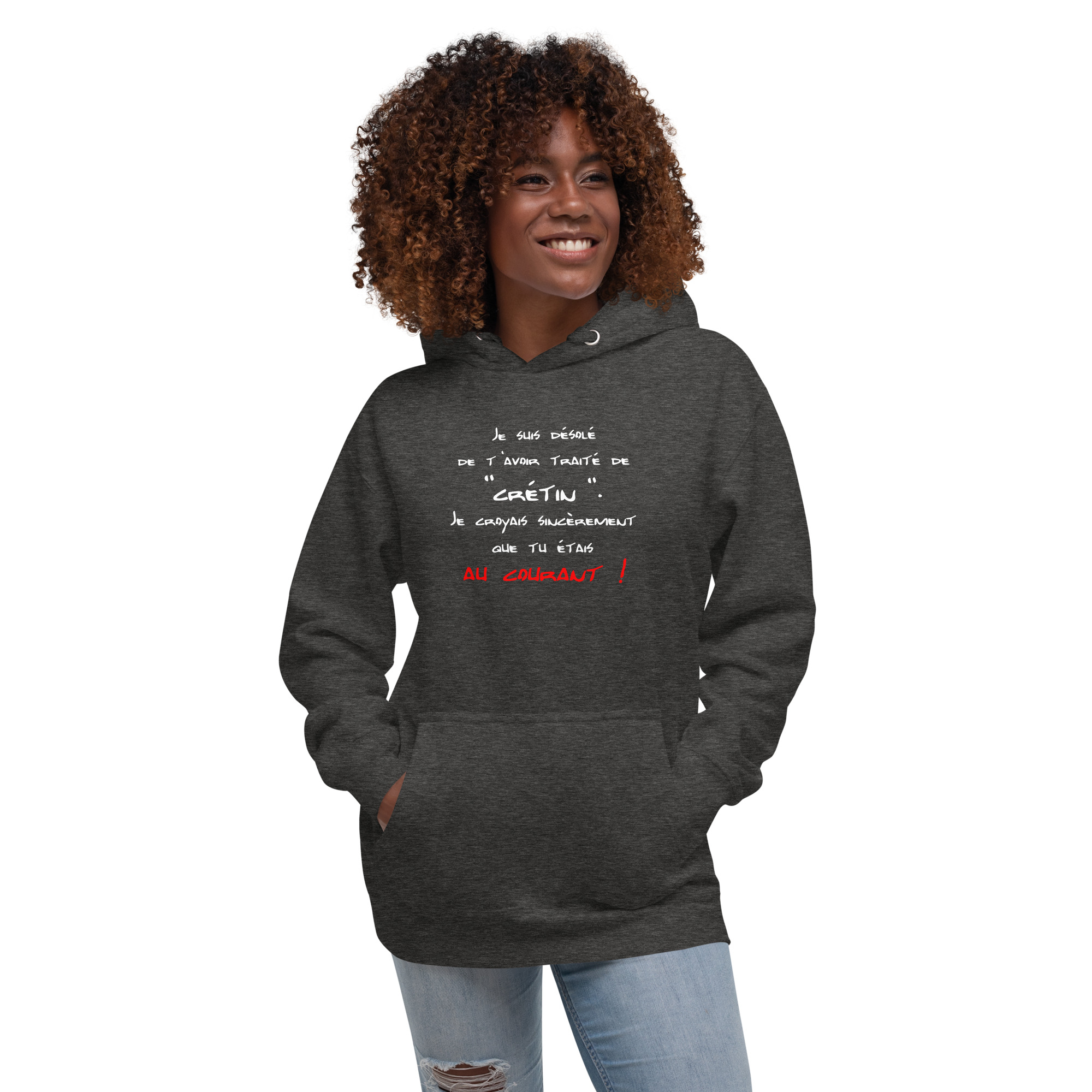 Désolé de t’avoir traité de crétin🌶️Hoodie – Image 5