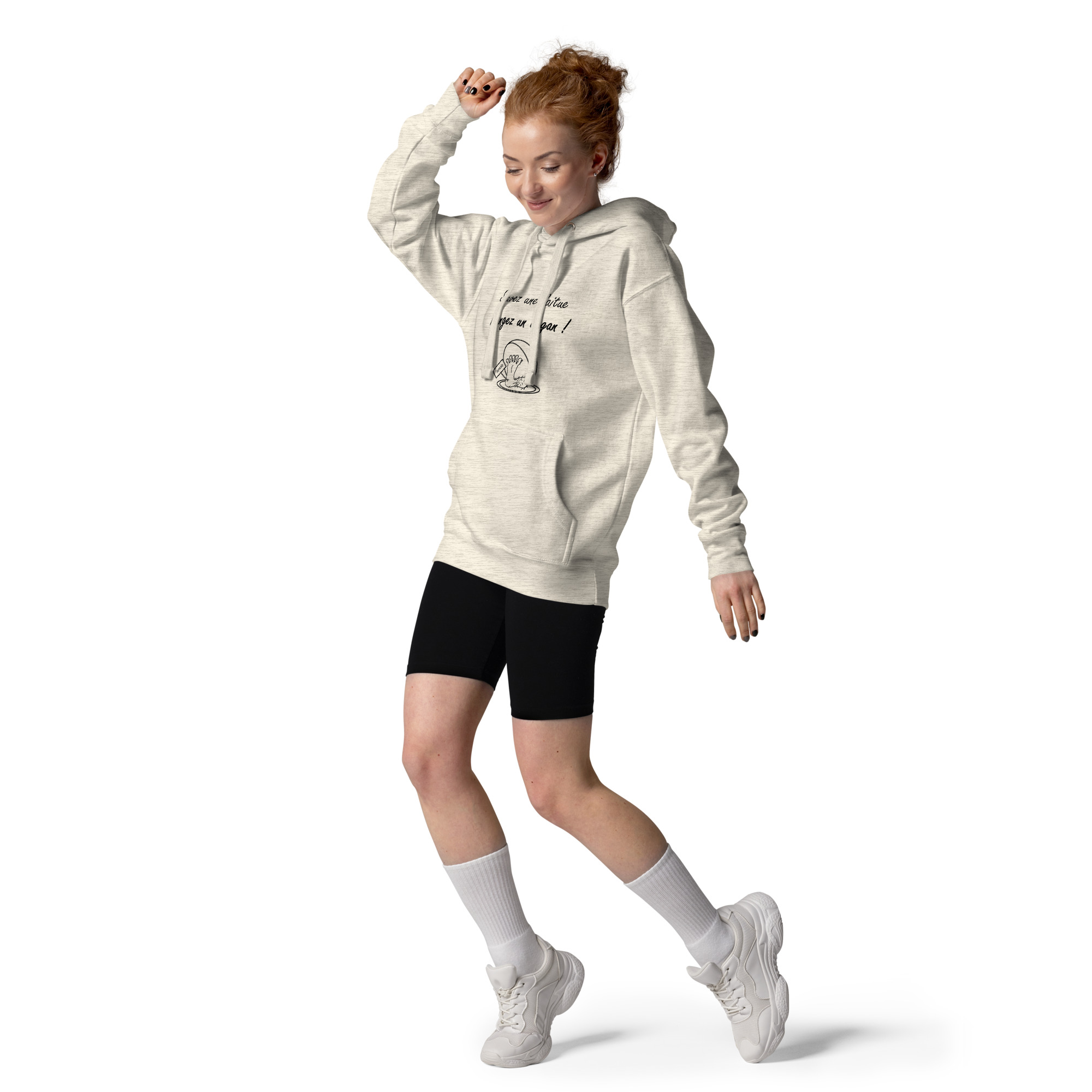 Sauvez une laitue, mangez un vegan !🌶️🌶️Hoodie – Image 4