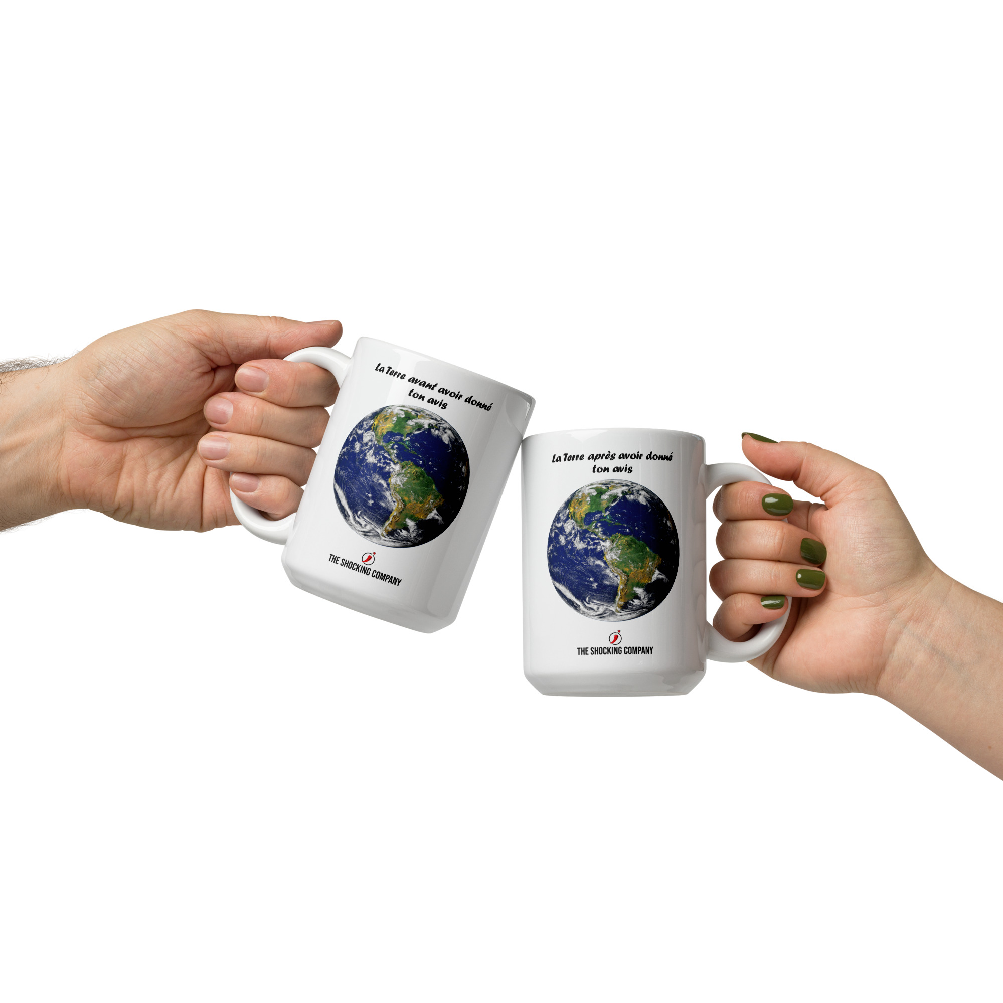 La Terre avant et après ton opinion 🌶️Tasse – Image 3